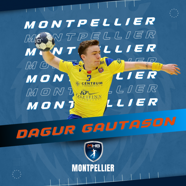 Dagur Gautason semur vi Montpellier