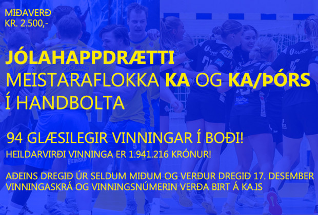 Jlahappdrtti KA og KA/r - dregi 17. des!