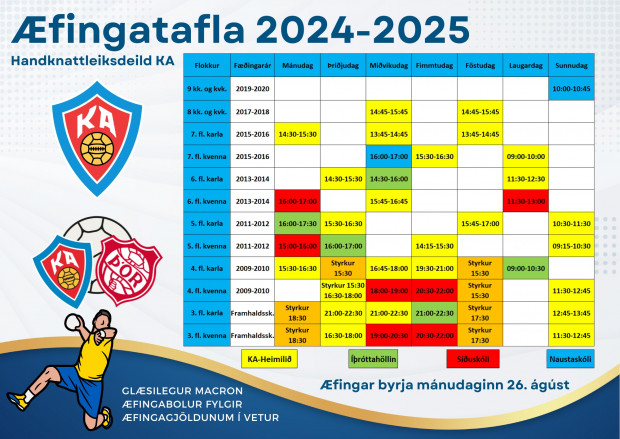 fingatafla handknattleiksdeildar 2024-2025