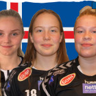 Helga og Rakel  U18 og Hildur  U16