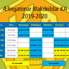 Breytingar  fingatflu blakdeildar