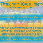 Firmamt KA ann 8. mars