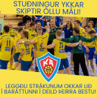 Leggu strkunum okkar li  barttunni!