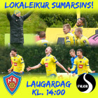 Lokaleikur sumarsins er  morgun!