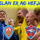 Veislan hefst  morgun! KA - Valur 18:00