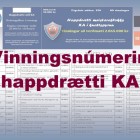 Vinningsnmer  happdrtti Mfl. KA