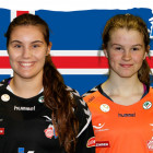 Anna Rakel  A-landslii og Karen Mara  U19