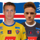 Bjrgvin Mni  U17 og Einar Ari  U18