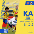 Risaleikur gegn KR kl. 16:00  dag