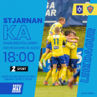 KA skir Stjrnuna heim kl. 18:00  dag