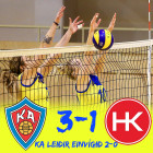 3-1 sigur og stelpurnar geta tryggt  morgun!